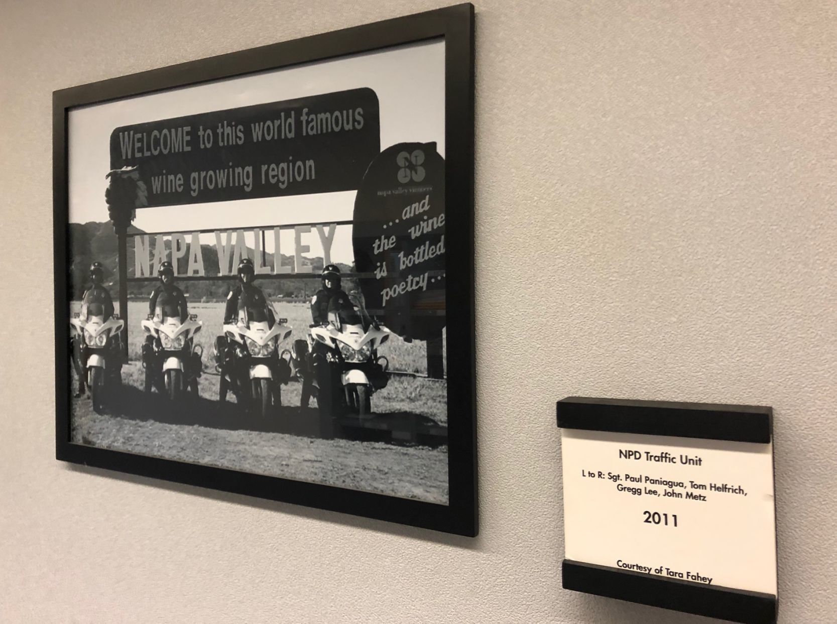 Napa Police Department historical images and artifacts